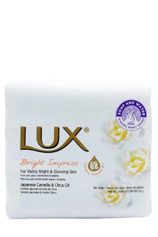 Lux Soap Bright Impress (White) 3-Pack