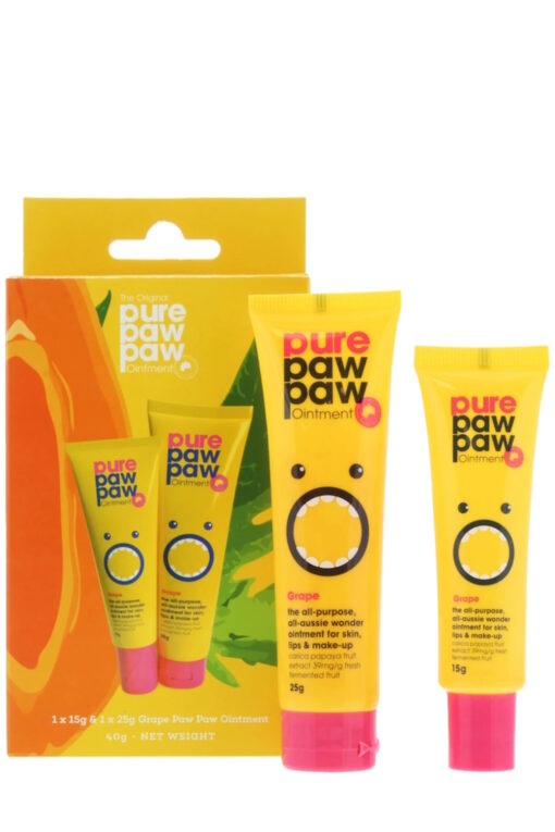 Pure Paw Paw Ointment 2 Piece Pack - Grape