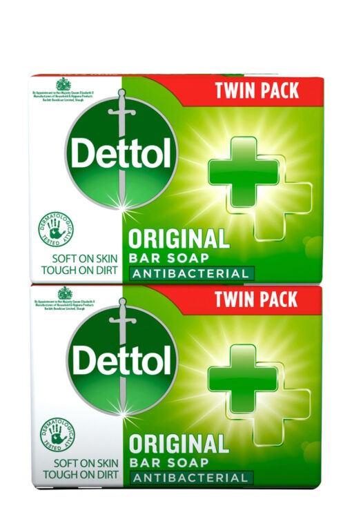 Dettol Antibacterial Soap Bar Original Twin Pack 2 x 100gm