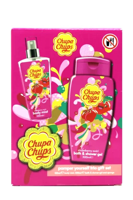 Chupa Chups Pamper Yourself Trio Gift Set - Strawberry Swirl