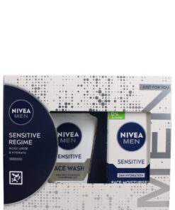 Nivea Men Sensitive Regime Face Wash & Moisturiser Set