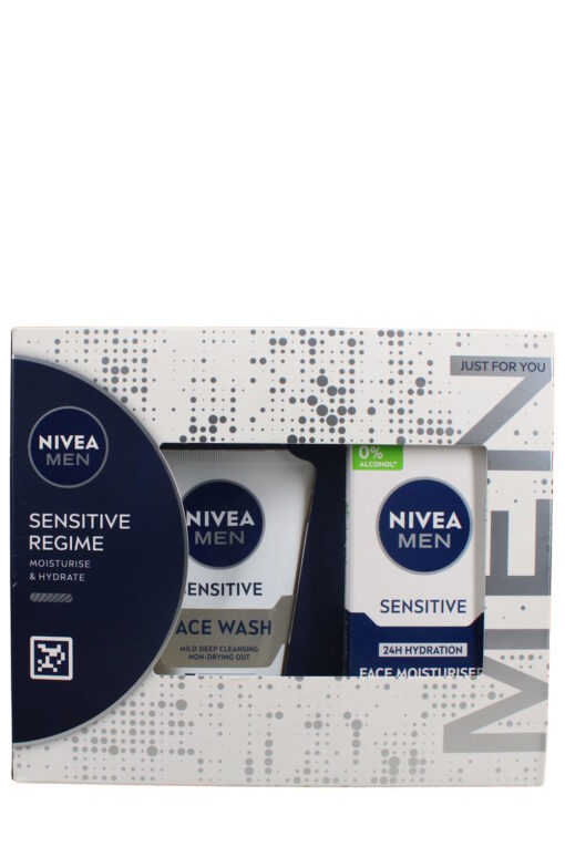 Nivea Men Sensitive Regime Face Wash & Moisturiser Set